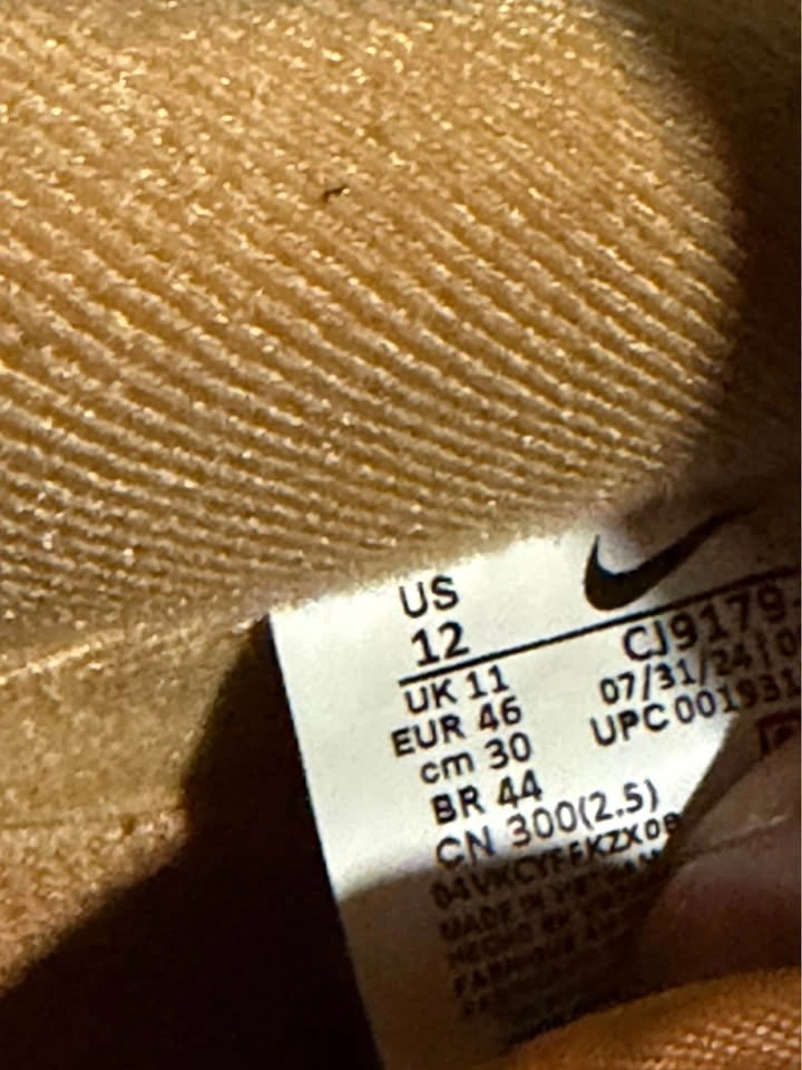 Nike Air Force 1 light brown flax (Men's Size 12) - photo 4