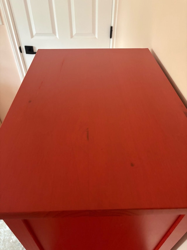 Rare & Discontinued Red IKEA HEMNES 3-drawer bedroom set - photo 3