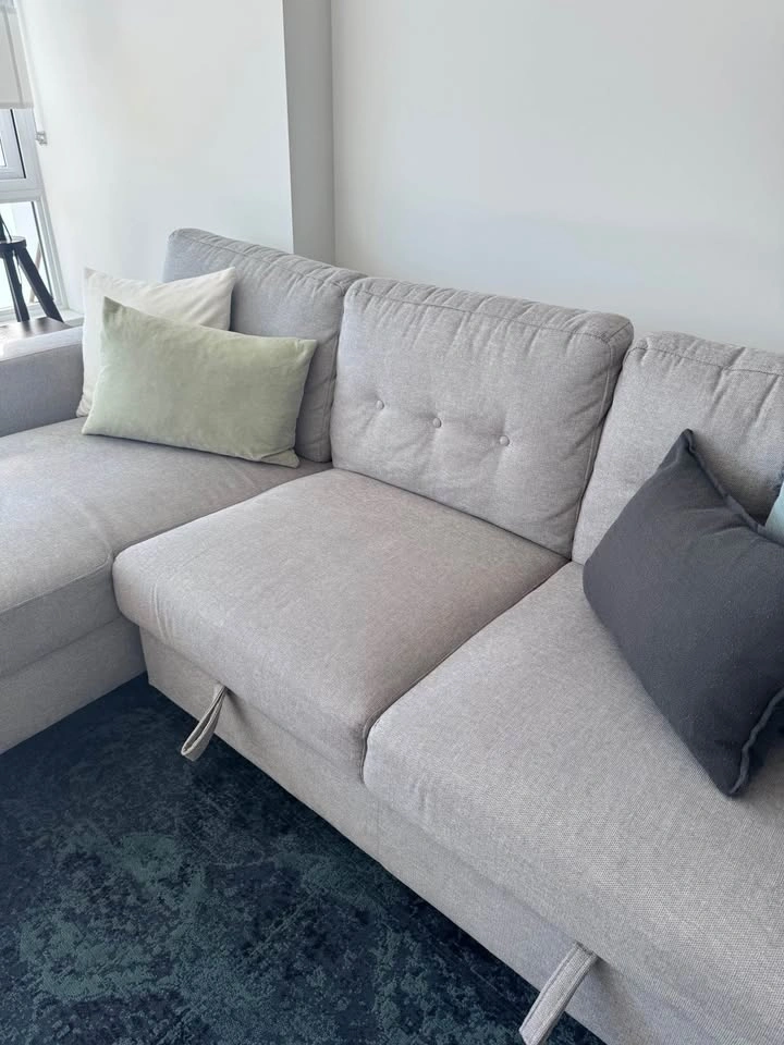 Sectional Sofa Bed with Storage - photo 4