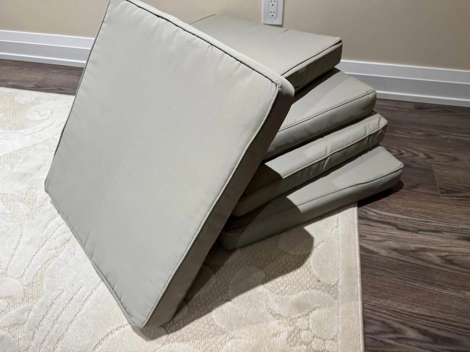 Set of 6 Outdoor Patio Chair Cushions