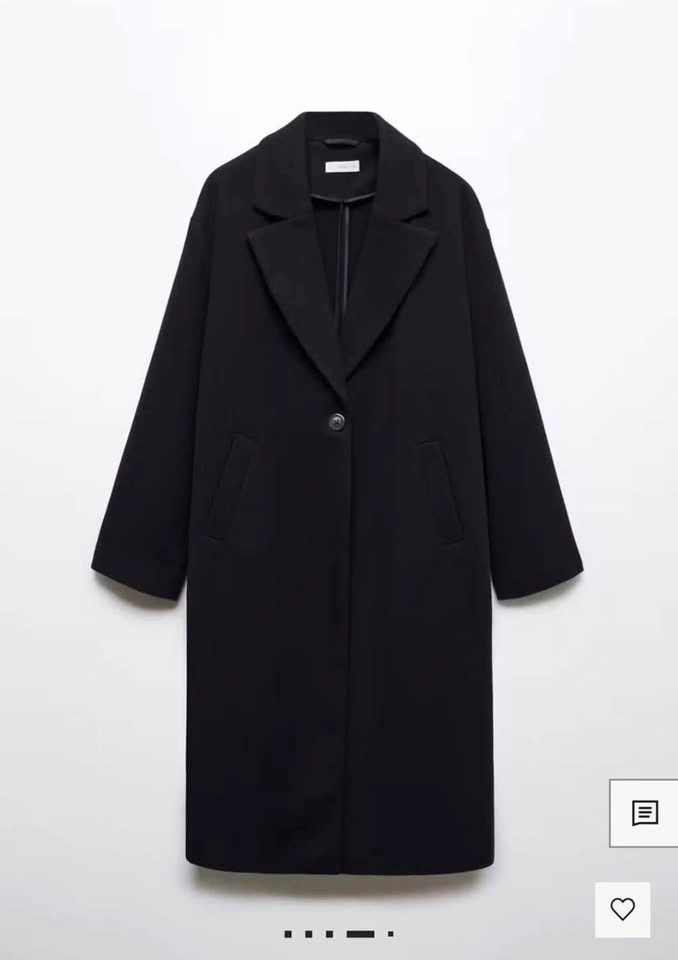 Mango Wool-Blend Overcoat - photo 3