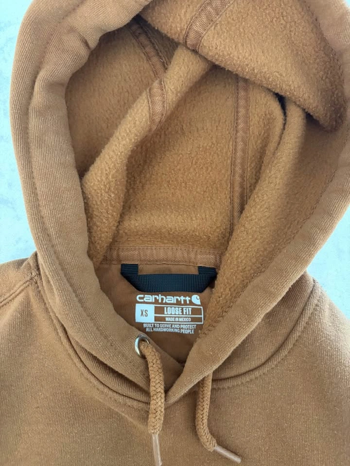 Loose Fit Carhartt Hoodie Size XS - photo 3