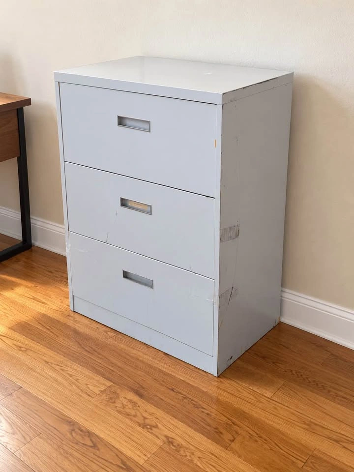 Three-Drawer Metal Filing Cabinet Delivery Available - photo 2