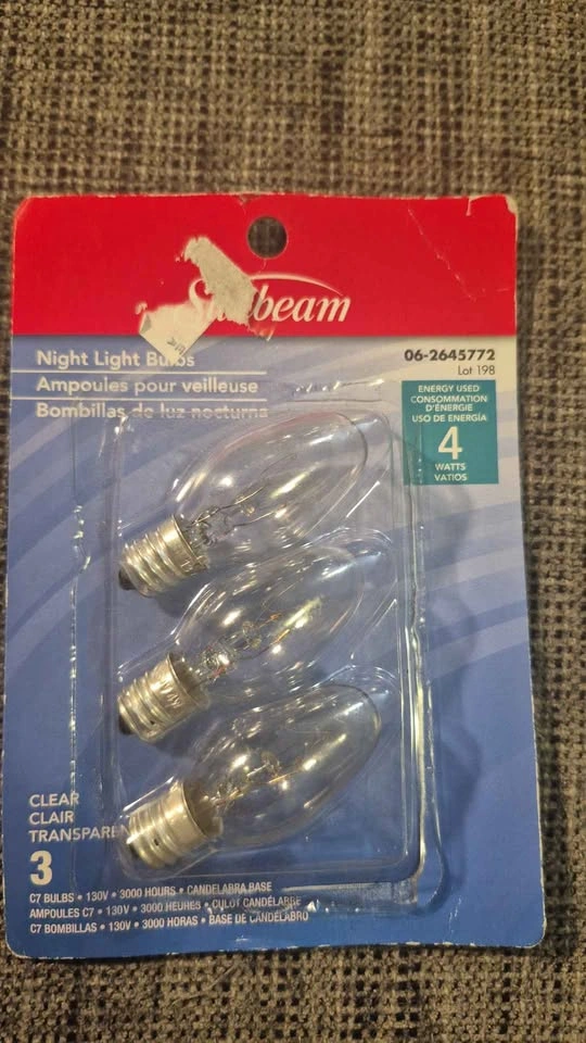 Sunbeam 3-pack 4-watt Night Light Bulbs - photo 2