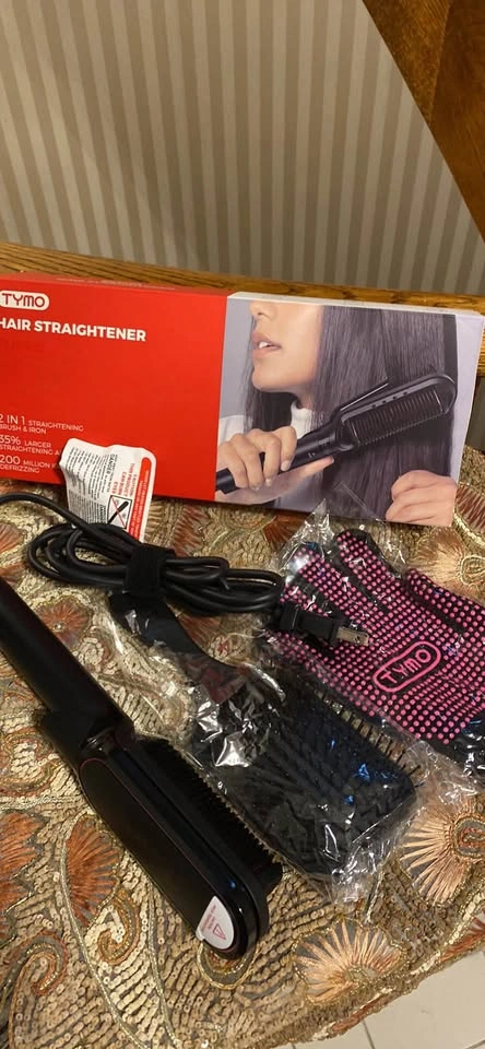 TYMO 2 in 1 Ionic Hair Straightener Comb/Brush FLIPRO HC106 - photo 3