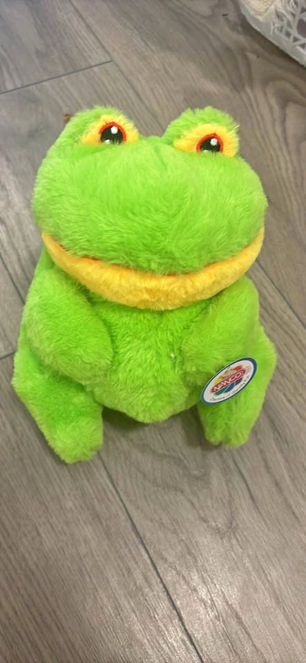Nanco Green Frog Plush Toy