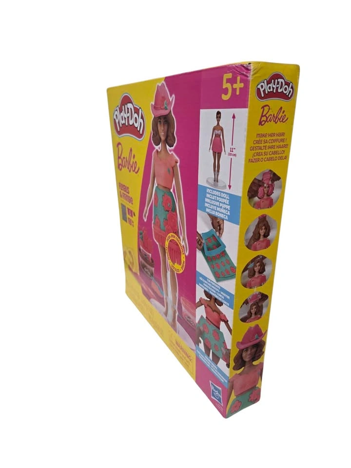 Play-Doh Barbie Florals & Fringe Fashion Design Set • Doll Inclu - photo 4