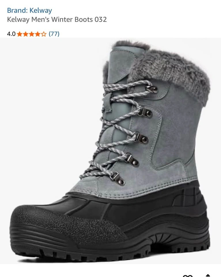 Winter snow boots for men - photo 5