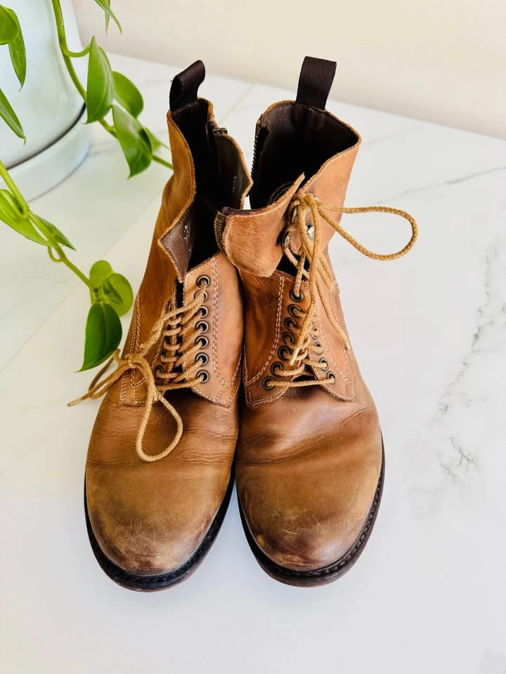 Bed Stu Leather Lace-Up Boots - photo 2
