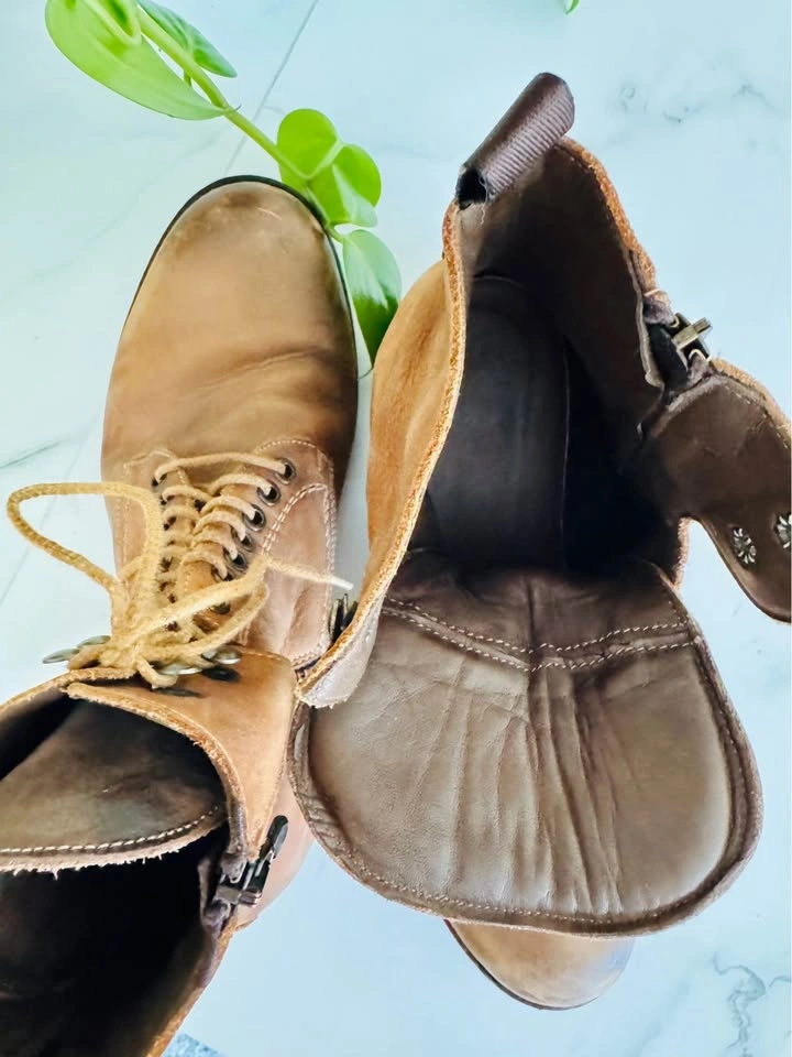 Bed Stu Leather Lace-Up Boots - photo 3