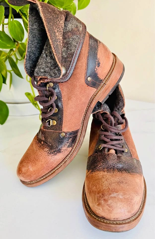 Prophecy Leather Wool-Lined Boots Size 43 (9.5-10)