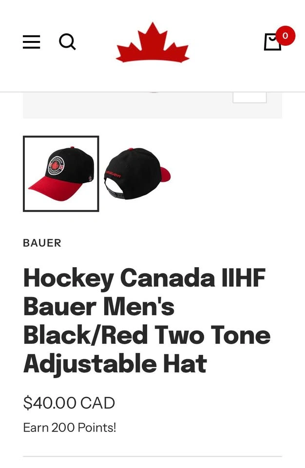 Bauer x Official Team Canada Hockey Snapback Trucker Hat - photo 5