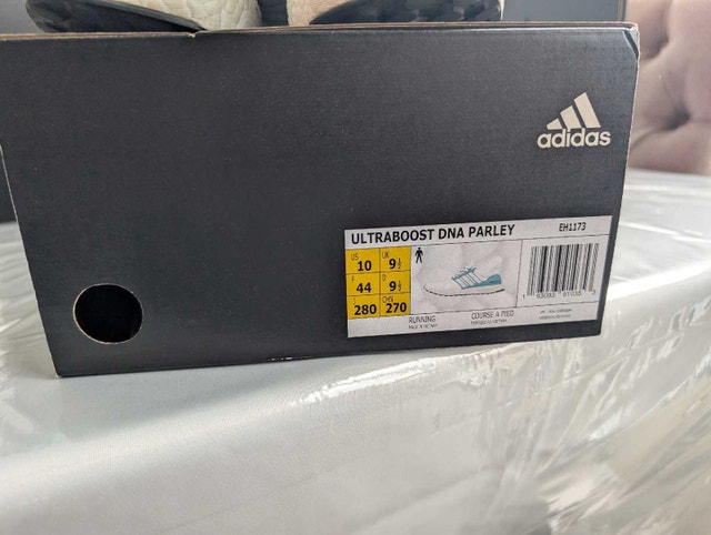 adidas Ultraboost DNA Parley White EH1173 US 10 - Worn, Box - photo 2