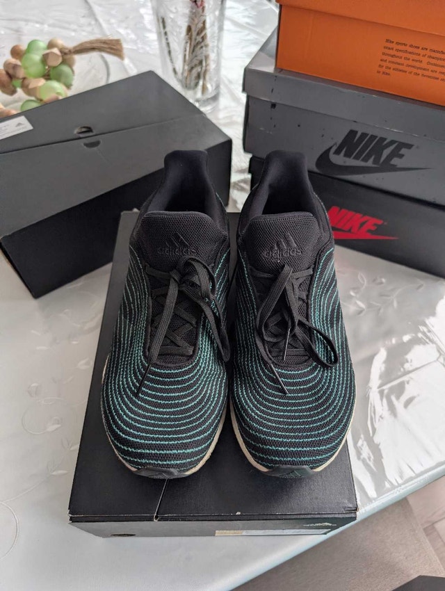 adidas Ultraboost DNA Parley Core Black EH1184 US 10 - Worn, Box - photo 2