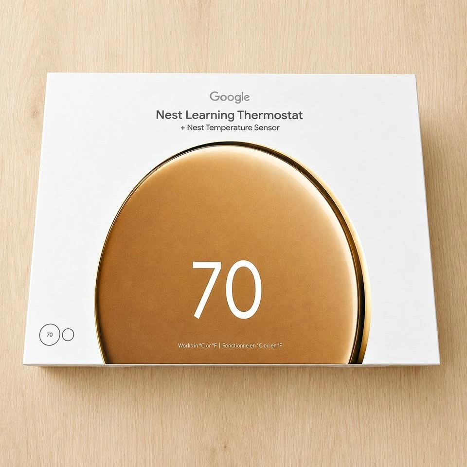 Google Nest Learning Thermostat (4th Generation) (BRAND NEW IN B