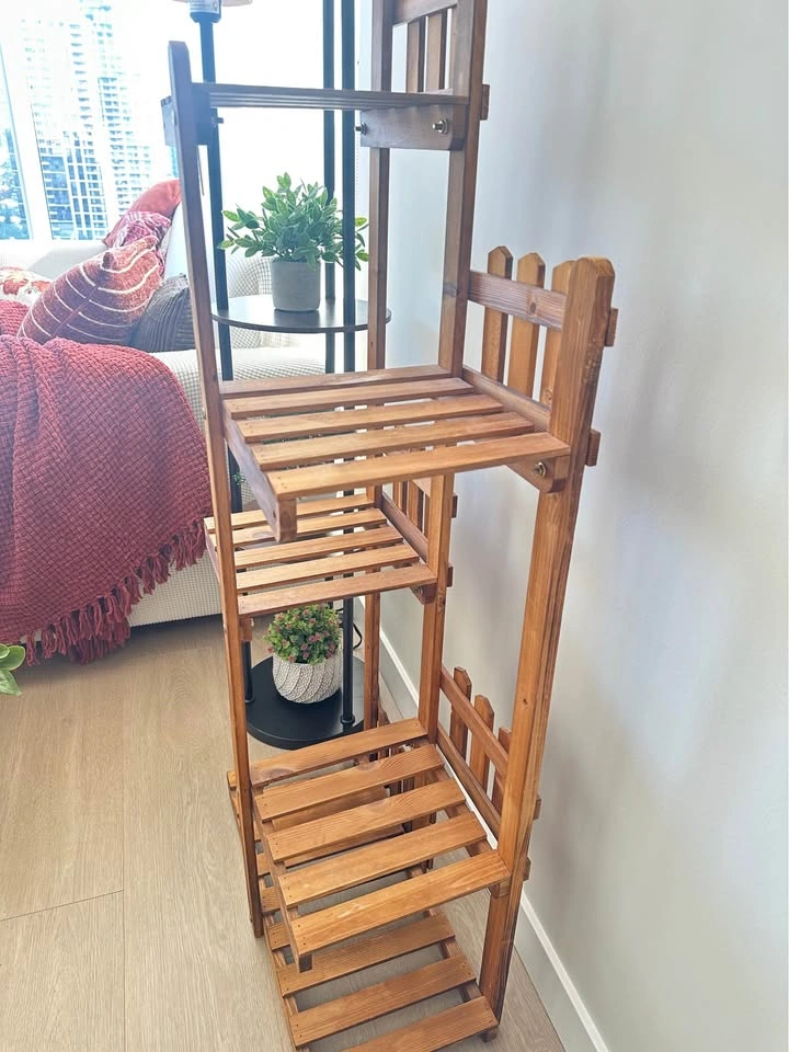 Wooden Multi-Tiered Plant Stand - photo 2