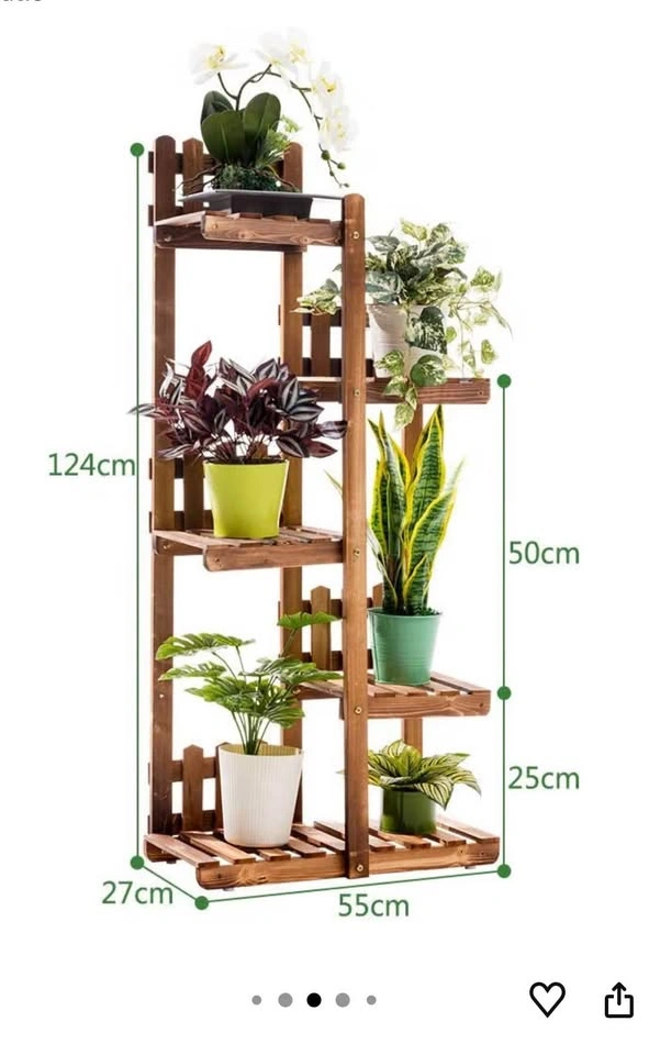 Wooden Multi-Tiered Plant Stand - photo 3