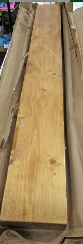 FIREPLACE ETC 60" SOLID WOOD FLOATING SHELF