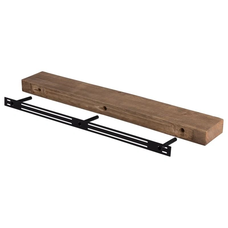 FIREPLACE ETC 60" SOLID WOOD FLOATING SHELF - photo 3