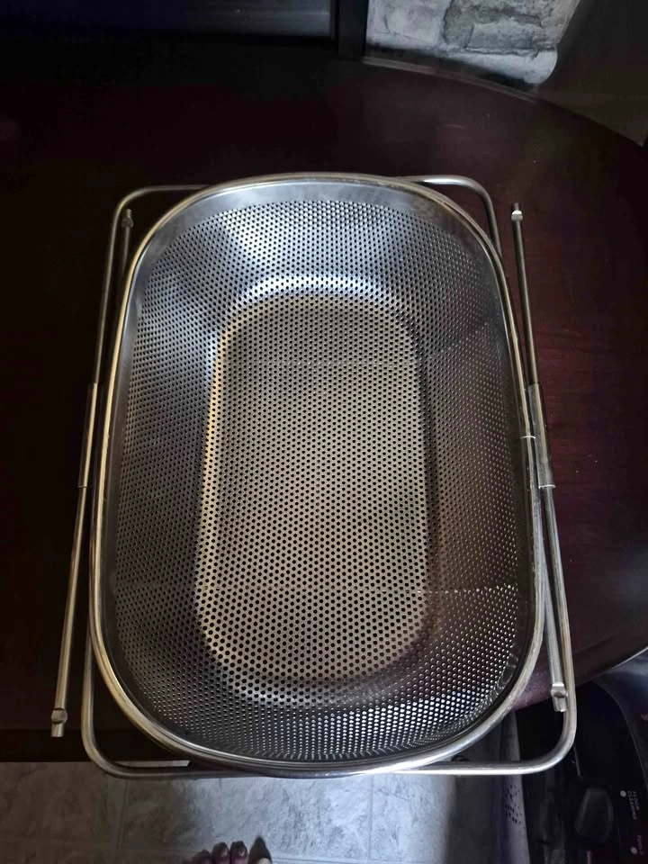 Stainless Steel Over-the-Sink Colander