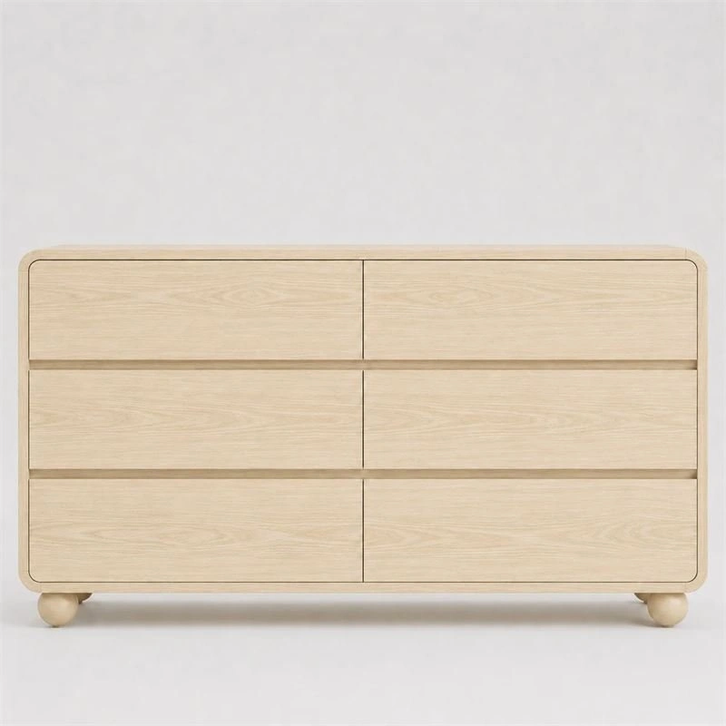 EBERN DESIGNS 53 INCH WIDE 6 DRAWER DRESSER - photo 2