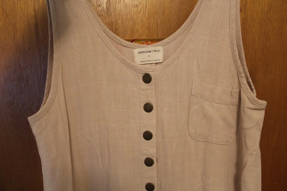 Linen blend jumpsuit - photo 2