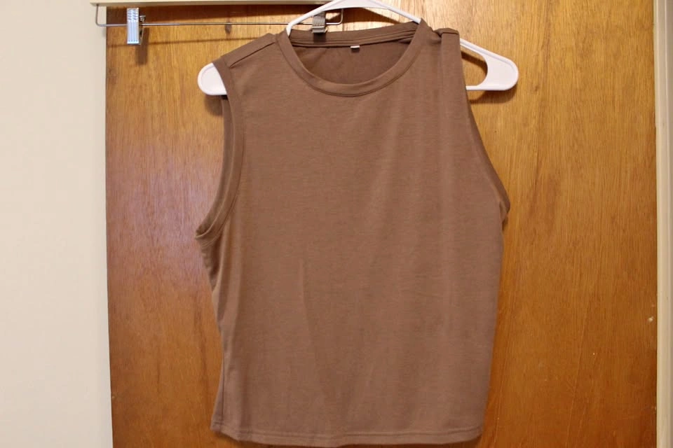 Brown tank top