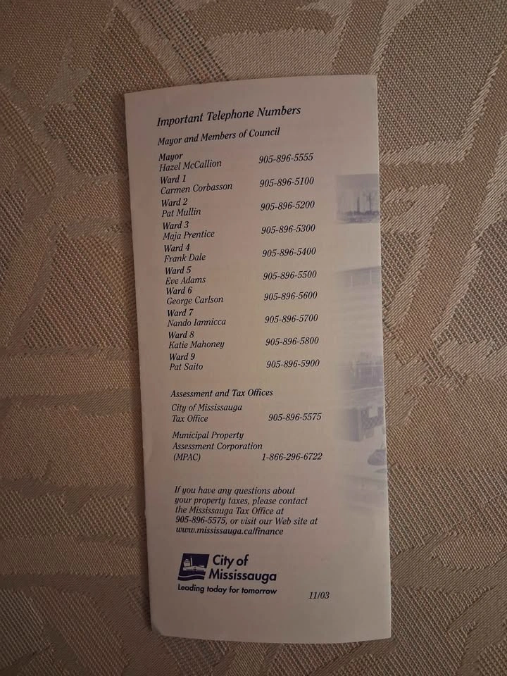 Vintage 2004 City of Mississauga Ephemera / Municipal Brochure - photo 3