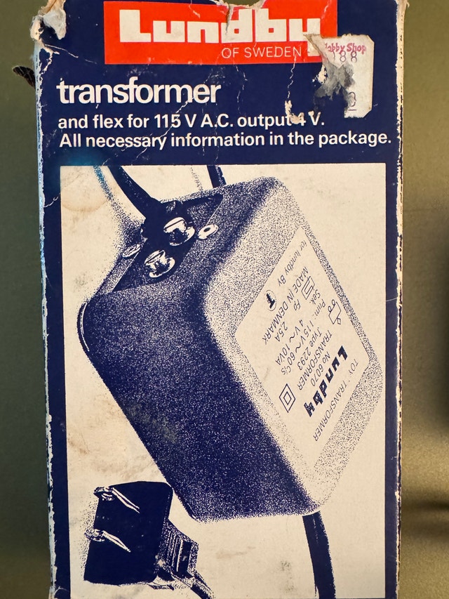 Lundby transformer and flex for 115 V A.C. output 4 V - photo 2