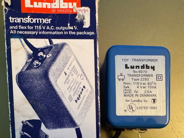 Lundby transformer and flex for 115 V A.C. output 4 V - photo 3