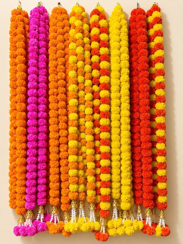 Premium Marigold Garland Festival Sale - photo 3