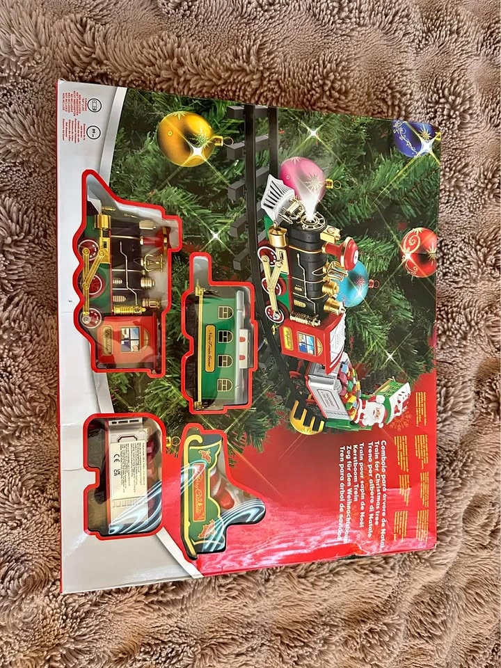 Christmas Tree Train Set with Santa 🎄🚂