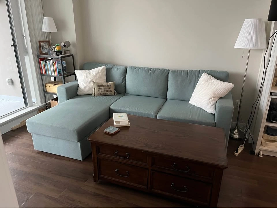 Wood Lift-Up Coffee Table w Storage - photo 4