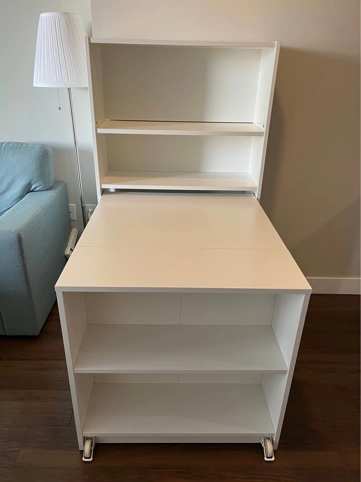 IKEA BILLY Bookcase w foldable desk and extra shelf - photo 3
