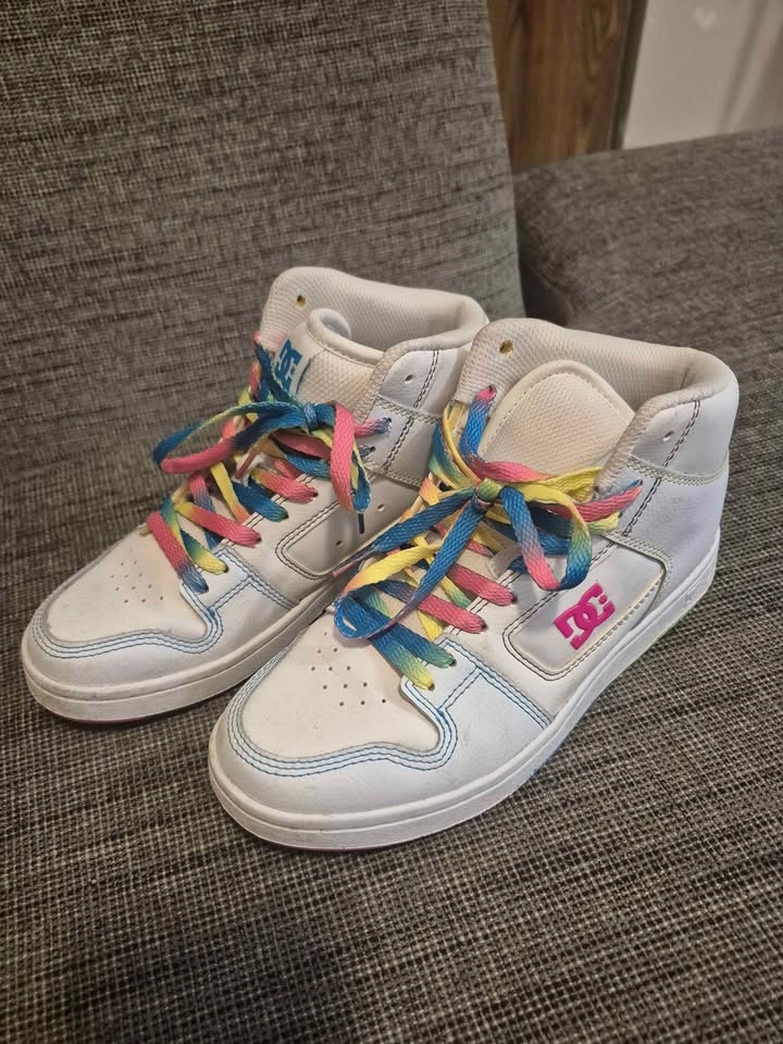 DC Shoes Girl's Manteca 4 Hi White Size 5.5 - photo 2