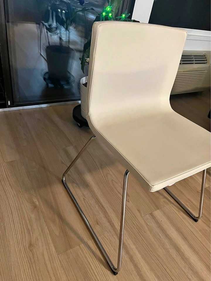 Faux leather chairs 4 set