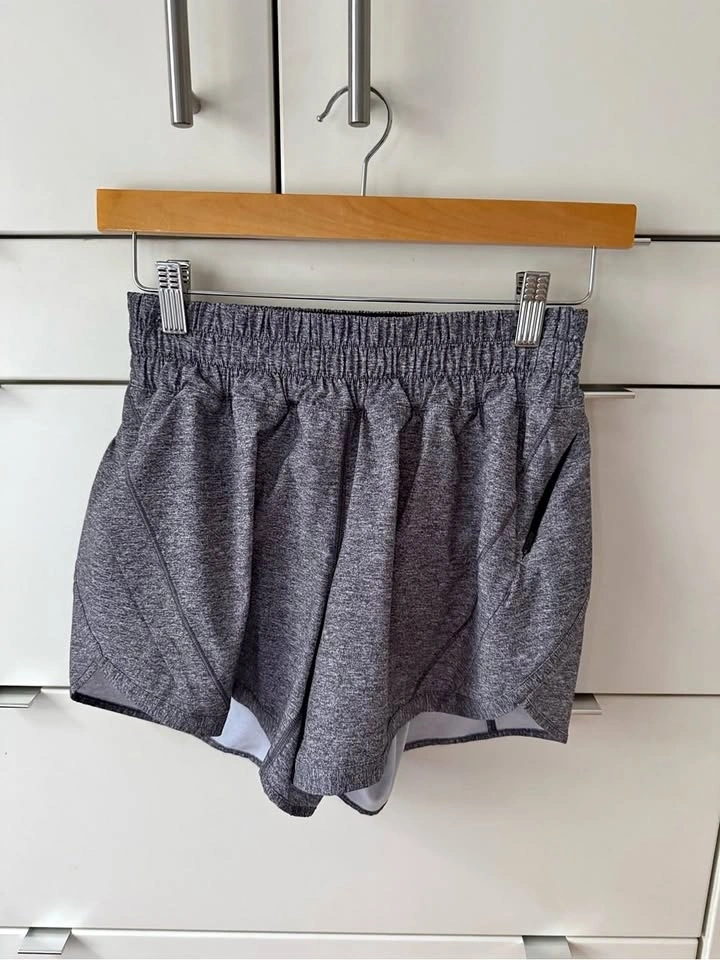 Lululemon Track That Mid-Rise Shorts 5” – Heather Lux Multi Blac - photo 3