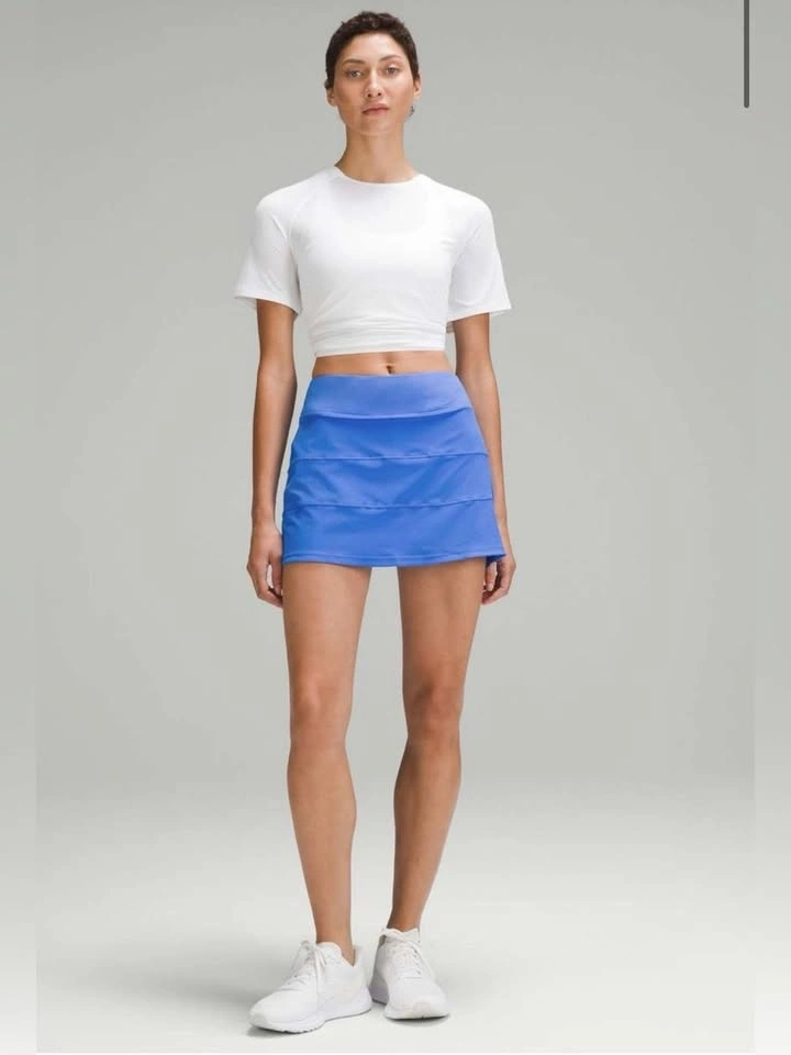 Lululemon Pace Rival Mid-Rise Skirt Long – Pipe Dream Blue – Siz - photo 4
