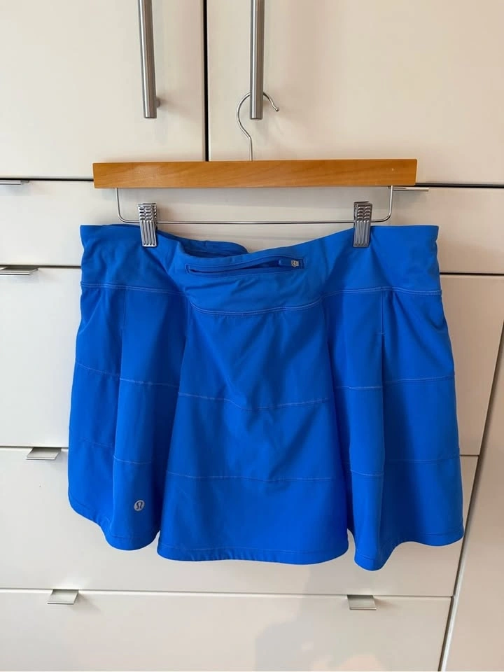 Lululemon Pace Rival Mid-Rise Skirt Long – Pipe Dream Blue – Siz - photo 5