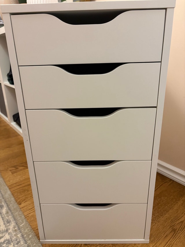 IKEA Alex 5 drawers unit