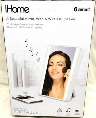 iHome Beauty Portable Mirror with Bluetooth Speaker - photo 2