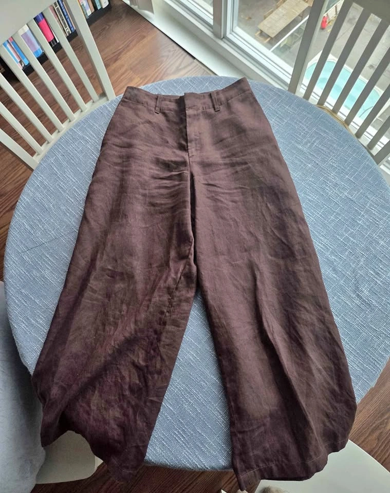100% Linen Uniqlo Pants