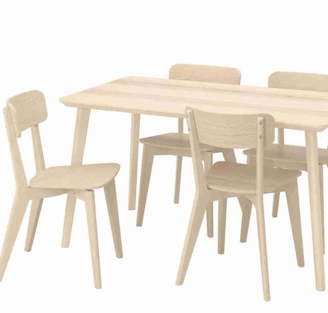 Ikea dining table + 4 chairs