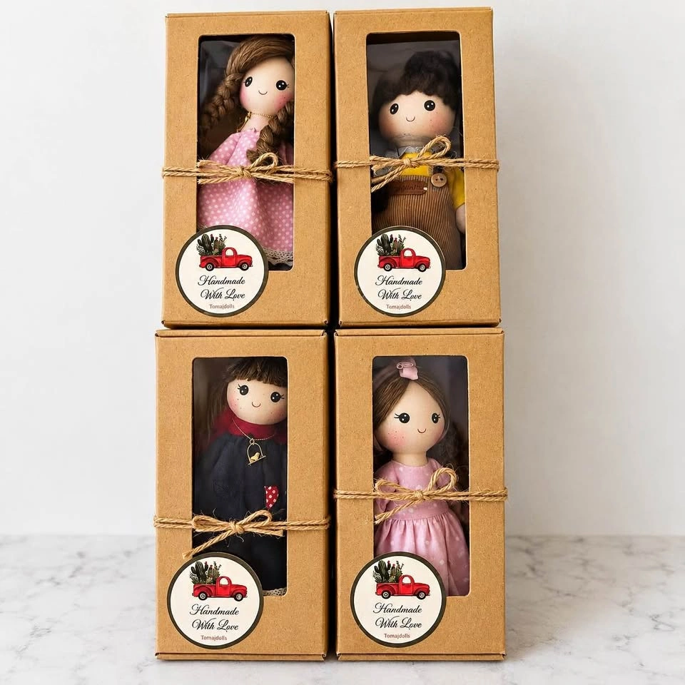 Handmade Rag Dolls in Gift Boxes – $20 Each or 4 for $70