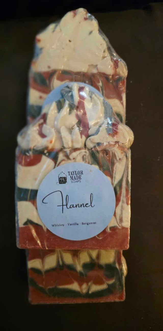 Taylor Made Soaps Flannel Bar