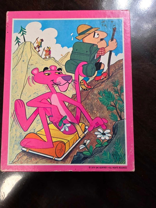 1979 Pink Panther Jigsaw Puzzles complete