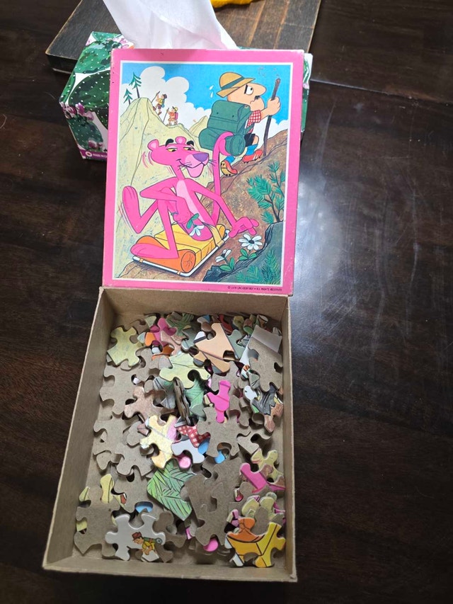 1979 Pink Panther Jigsaw Puzzles complete - photo 3