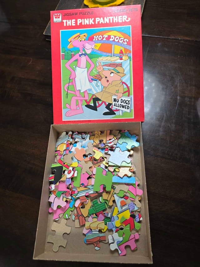 1979 Pink Panther Jigsaw Puzzles complete - photo 4