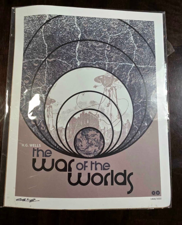 BAM Box "War of the Worlds" Print Signed