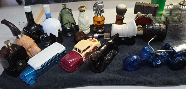 Vintage Avon Novelty Cologne Bottle Collection